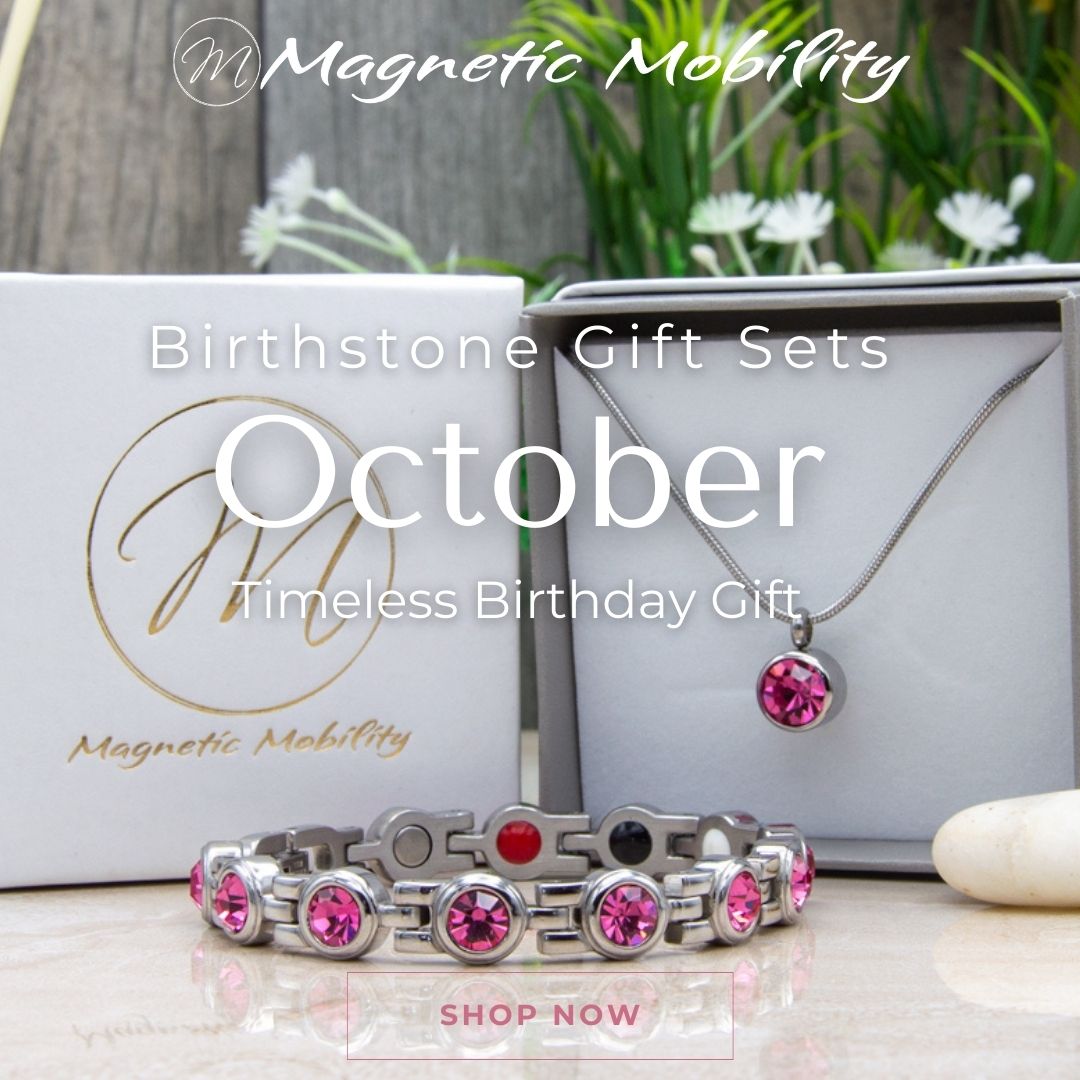 Unlock the Magic of October with Our Birthstone Magnetic Bracelet and Gift Set