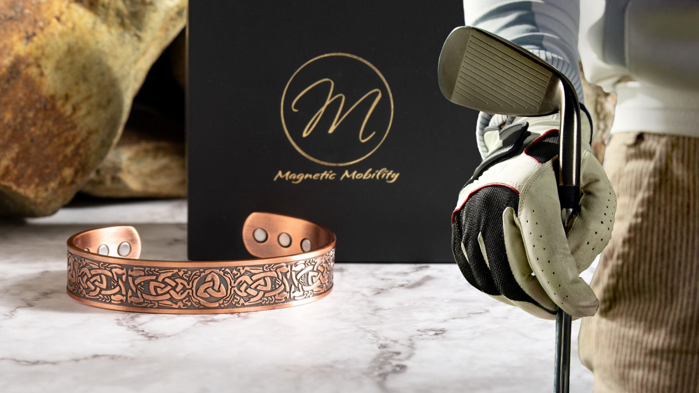 Mens bracelets for Golfer's Elbow