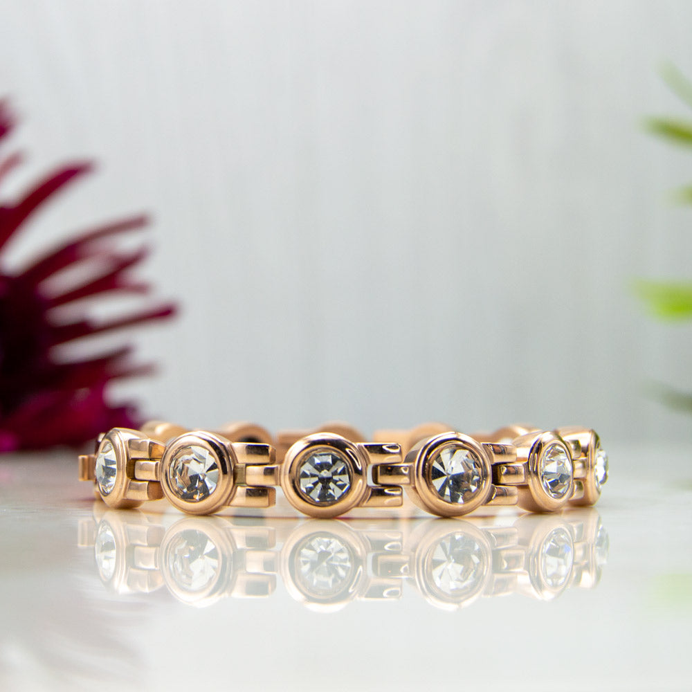Angelica's Dawn Triple Gift Set: 4in1 Magnetic Bracelet, Magnetic Necklace and Magnetic Earrings