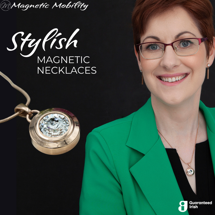 Angelica's Dawn Triple Gift Set: 4in1 Magnetic Bracelet, Magnetic Necklace and Magnetic Earrings