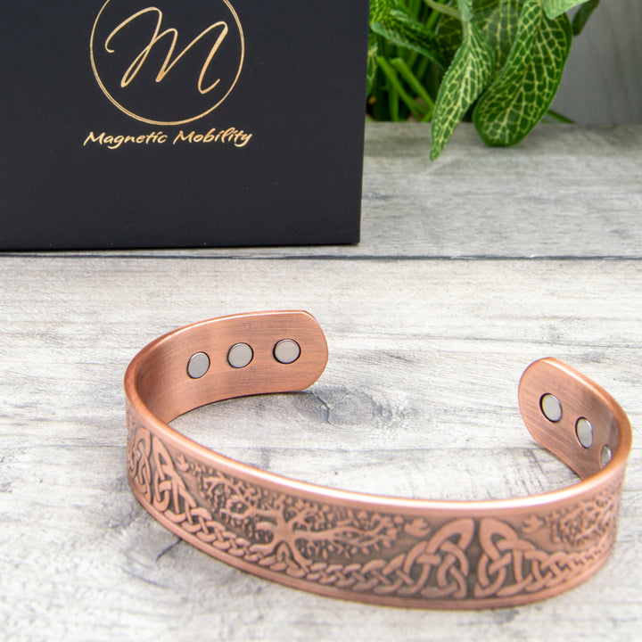Buckthorn Copper Bracelet and Copper Ring Gift Set