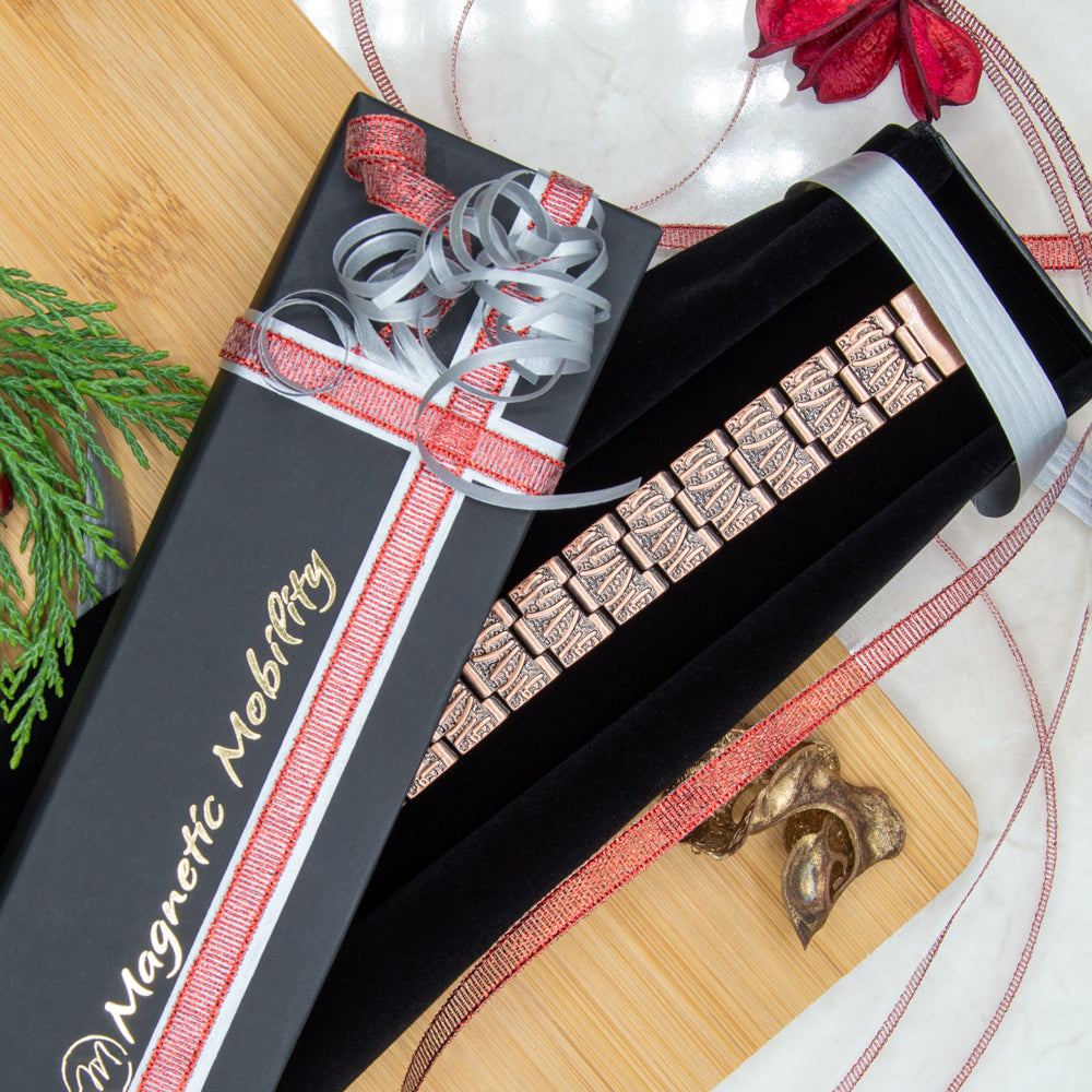 Burnet Copper Magnetic Bracelet in a Eco-friendly gift box