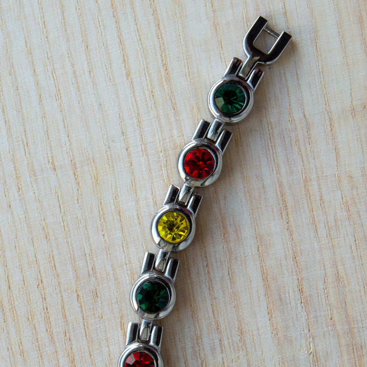 Carlow GAA County Colours Magnetic Bracelet