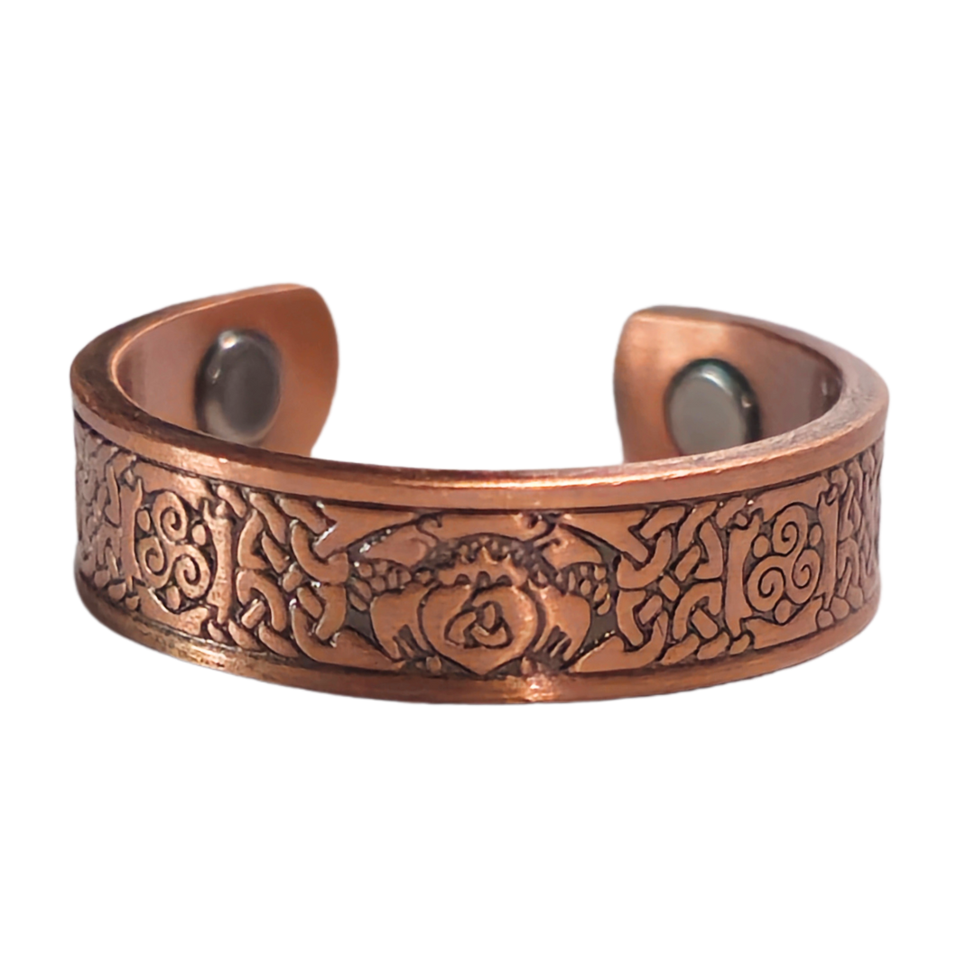 Claddagh Copper Ring