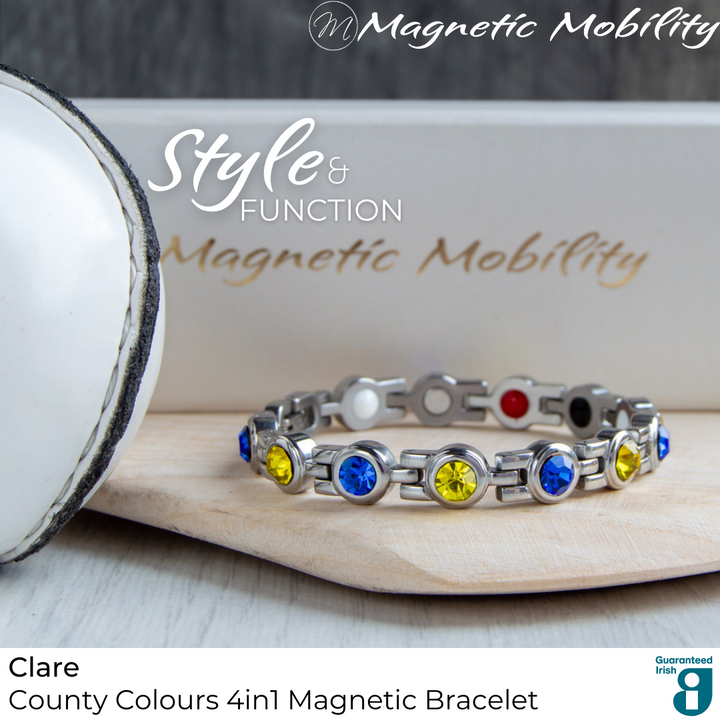 Clare GAA County Colours Magnetic Bracelet