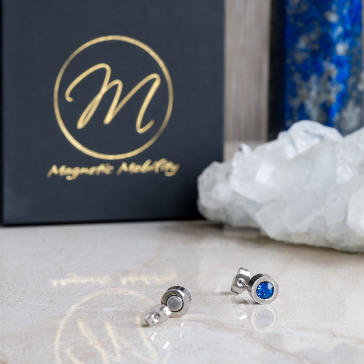 December Birthstone Bundle - Magnetic Bracelet, Necklace and Earrings