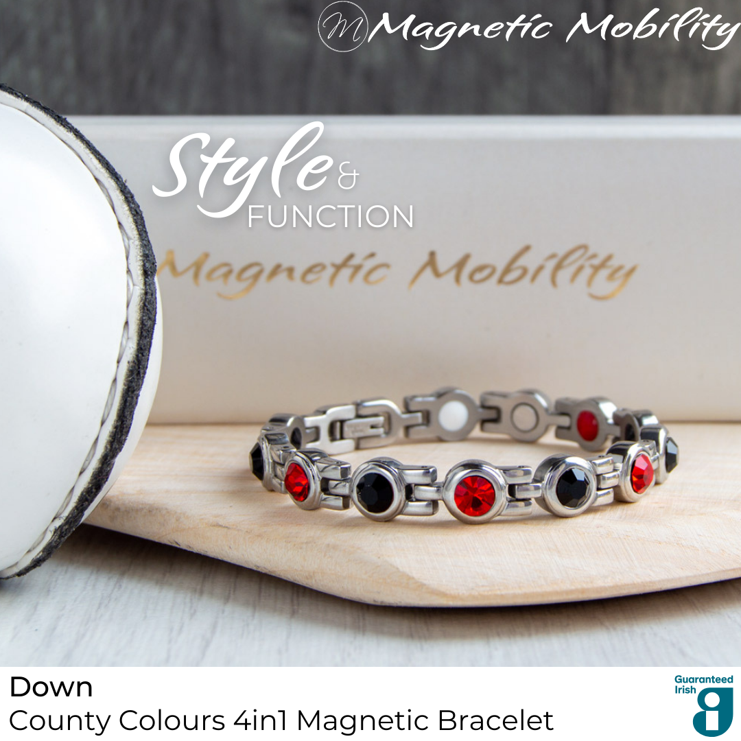 Down GAA County Colours Magnetic Bracelet