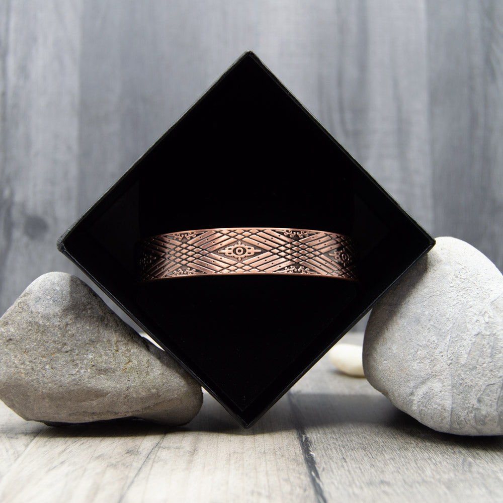 Hawthorn Copper Bracelet and Copper Ring Gift Set