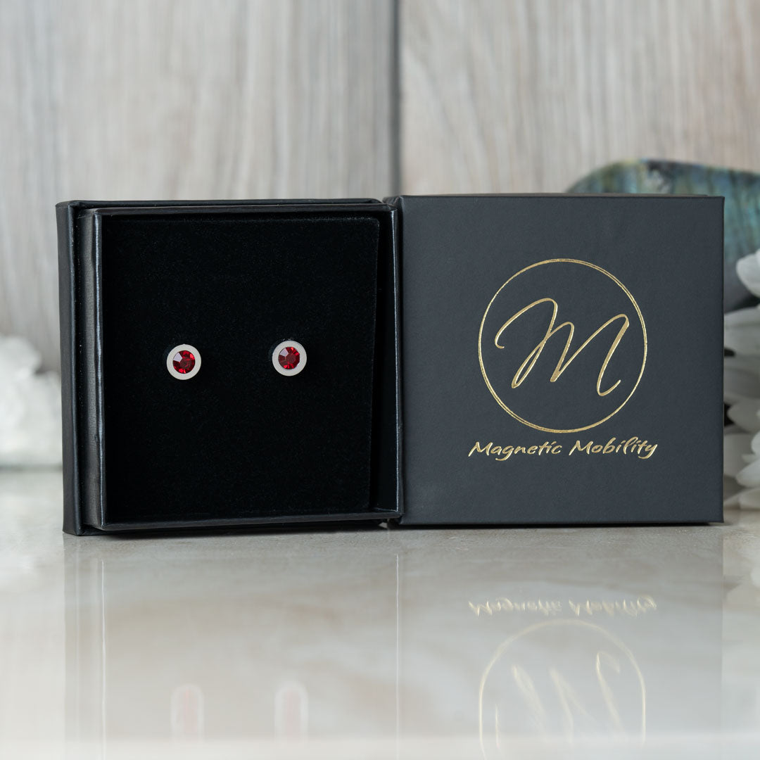 July Birthstone Bundle - Magnetic Bracelet, Necklace and Earrings