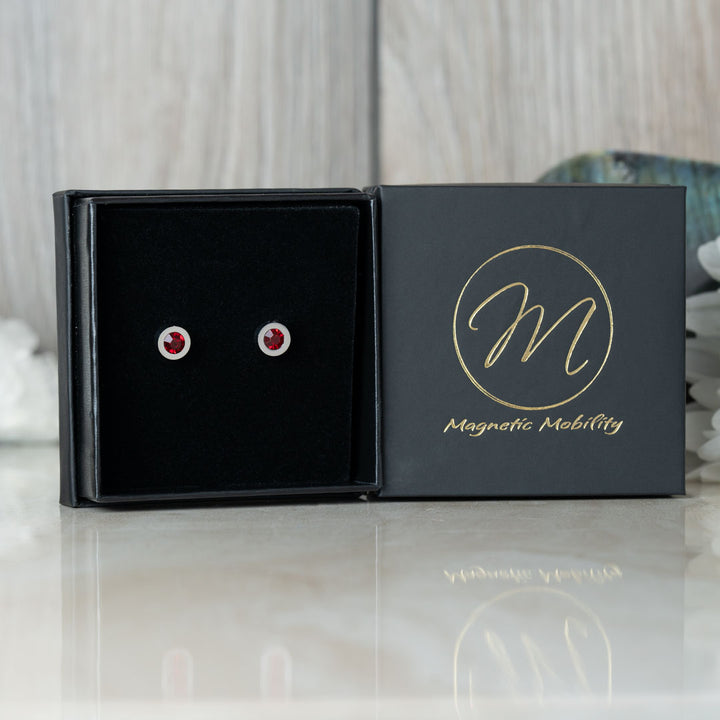 July Birthstone Bundle - Magnetic Bracelet, Necklace and Earrings
