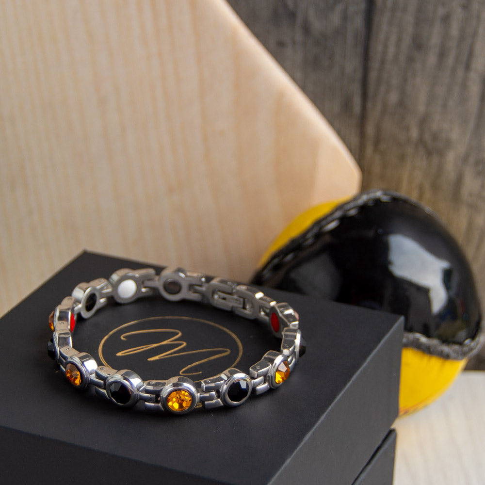Kilkenny GAA County Colours Magnetic Bracelet