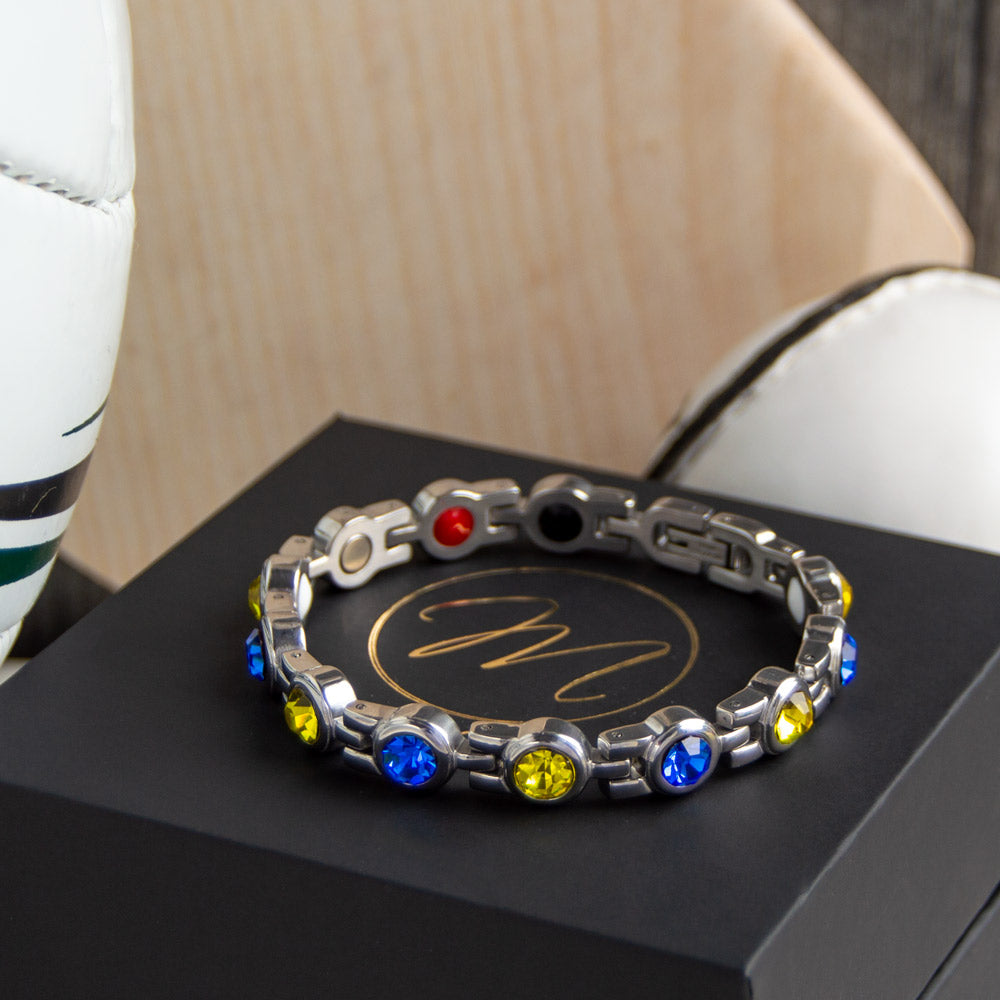 Longford GAA County Colours Magnetic Bracelet