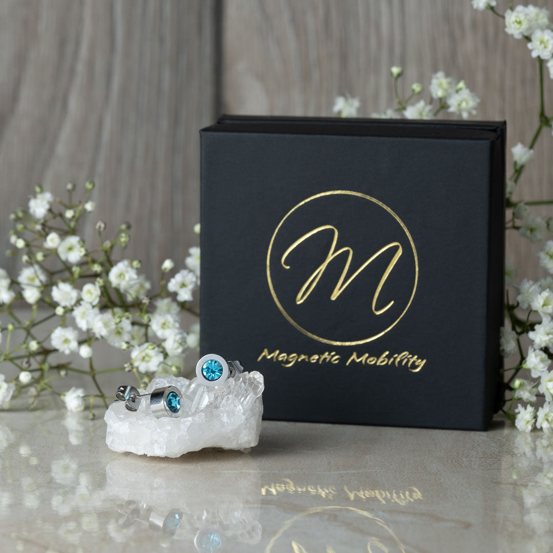 Birthstone Magnetic Stud Earrings
