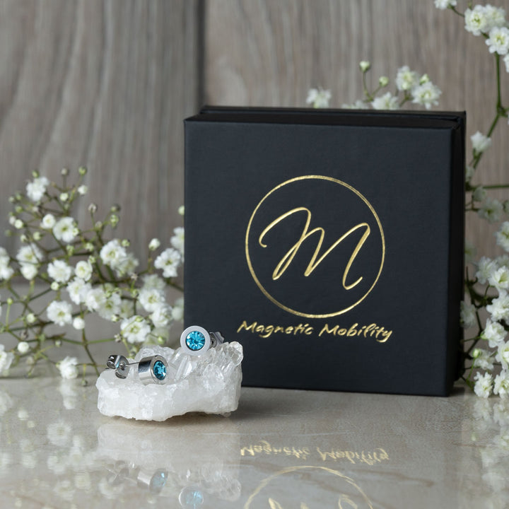 Birthstone Magnetic Stud Earrings