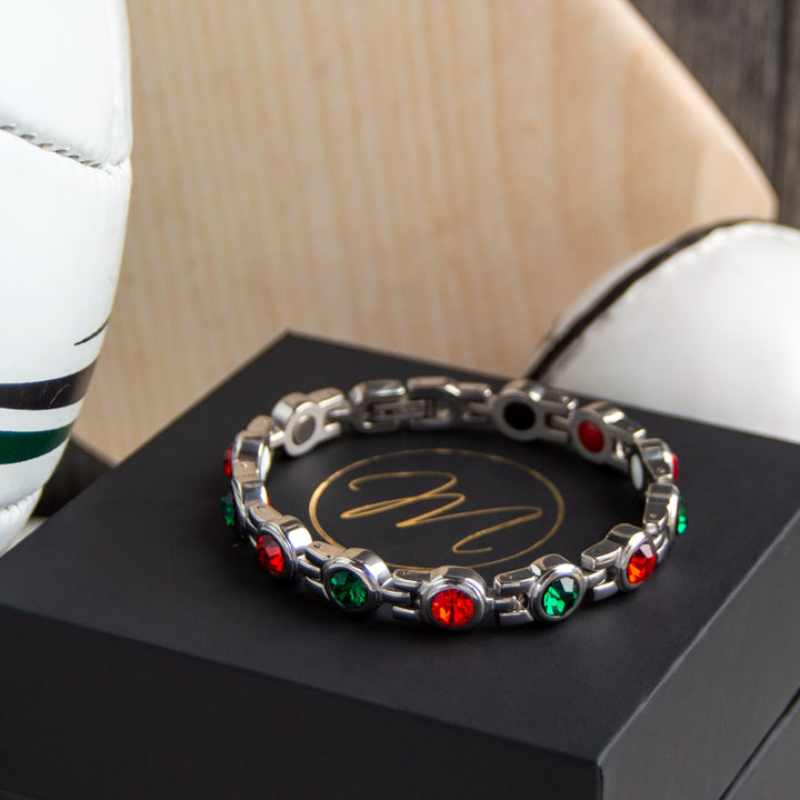 Mayo GAA County Colours Magnetic Bracelet