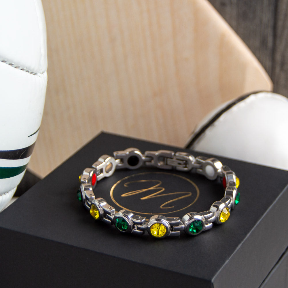 Meath GAA County Colours Magnetic Bracelet