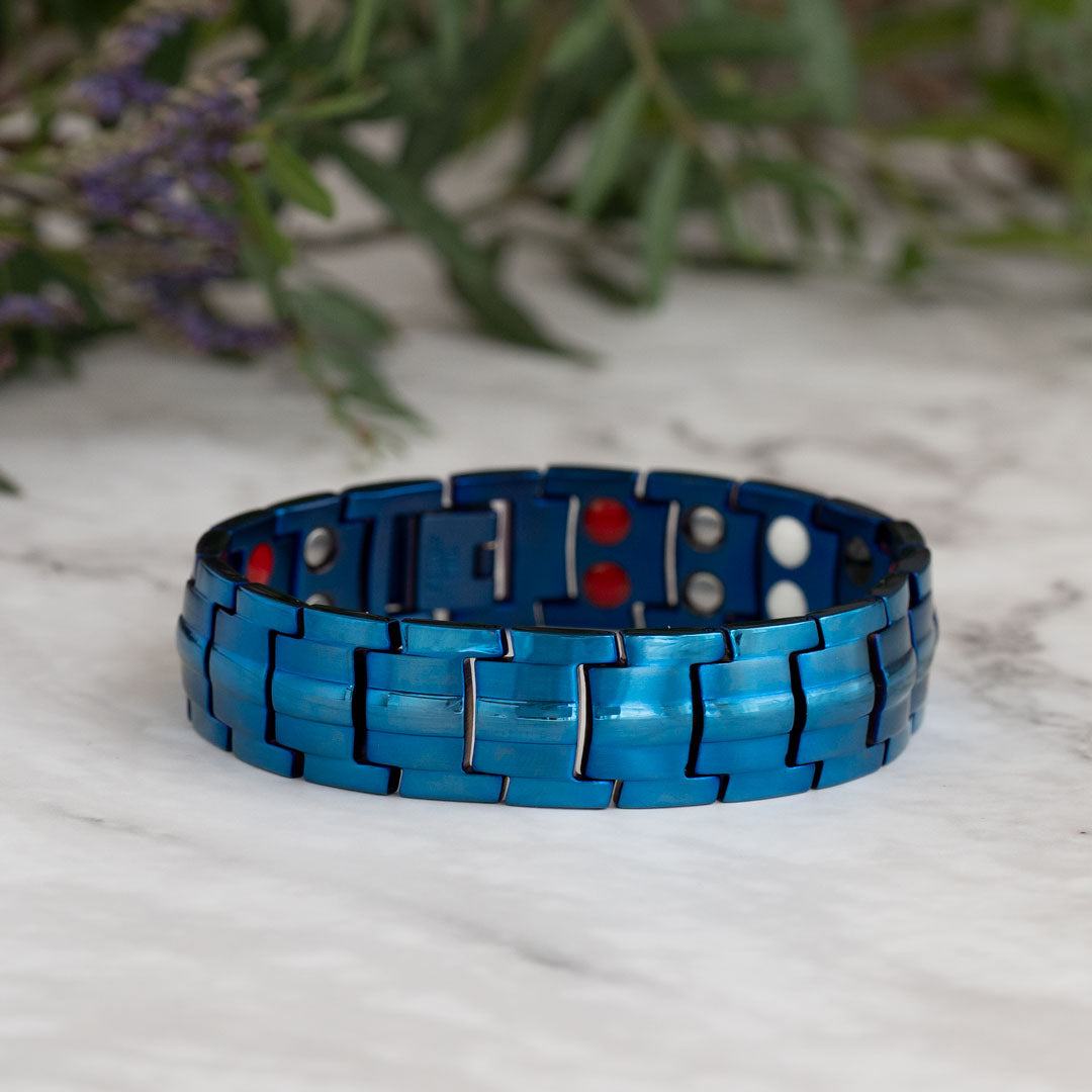 Metallic Ashe 4in1 Magnetic Bracelet - Double Strength