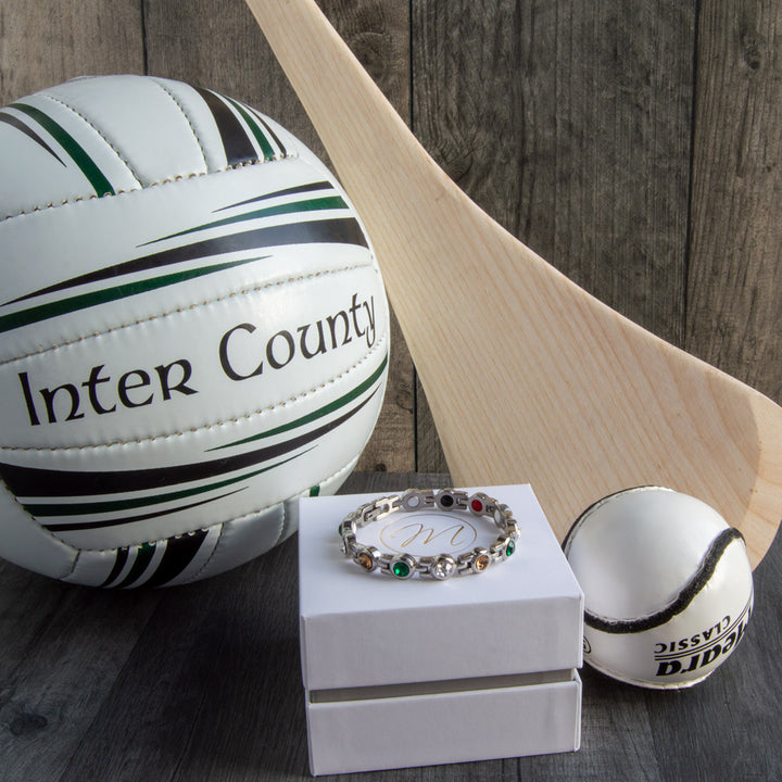 Offaly GAA County Colours Magnetic Bracelet
