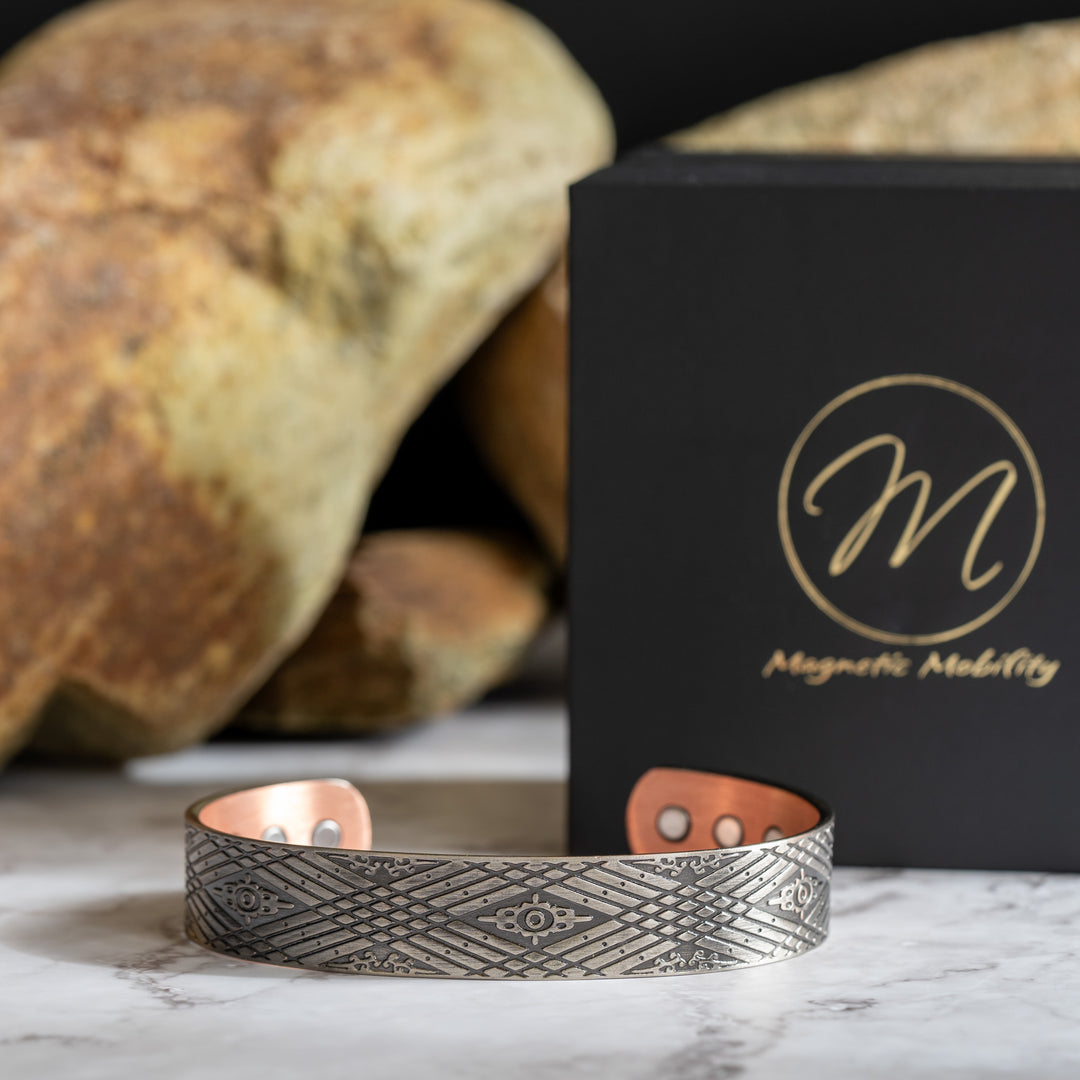 Silver Hawthorn Copper Bracelet
