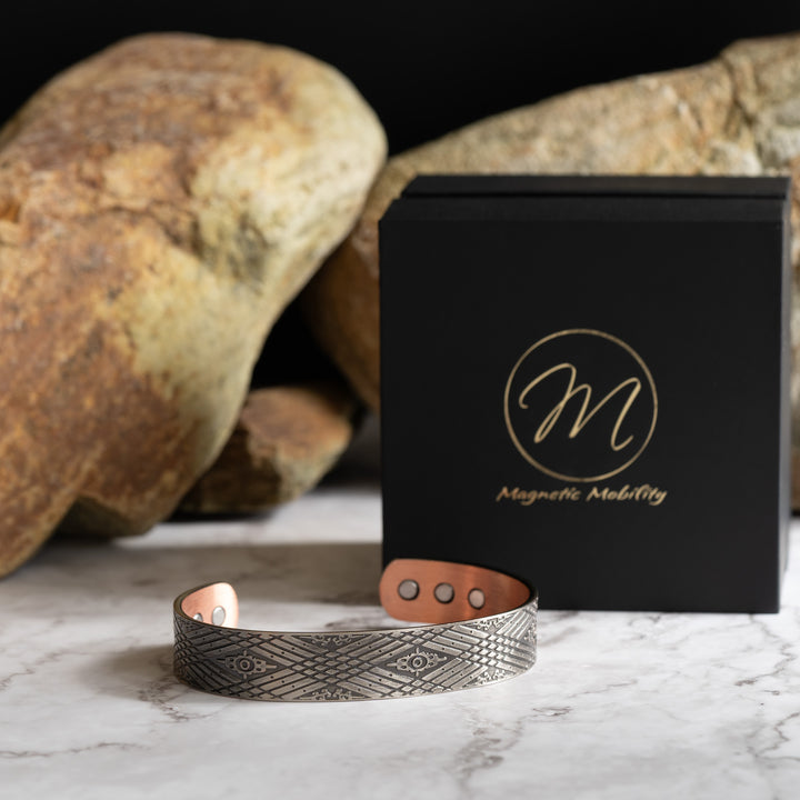 Silver Hawthorn Copper Bracelet