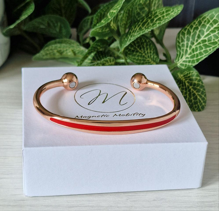 Spindle Fire Copper Bracelet