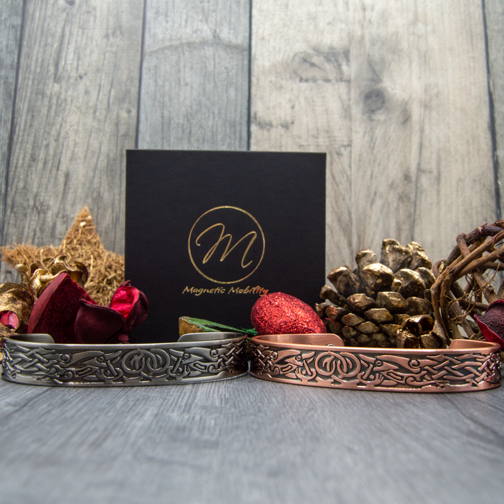 Two colours available in Clover  copper bracelet- Copper and Silver plated Copper