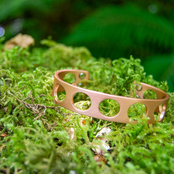 Cyclamen Copper Bracelet