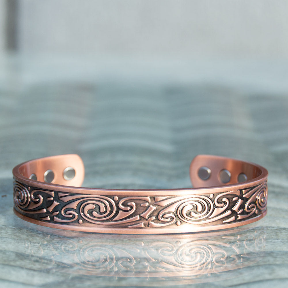 Feverfew Copper Bracelet - Main Image