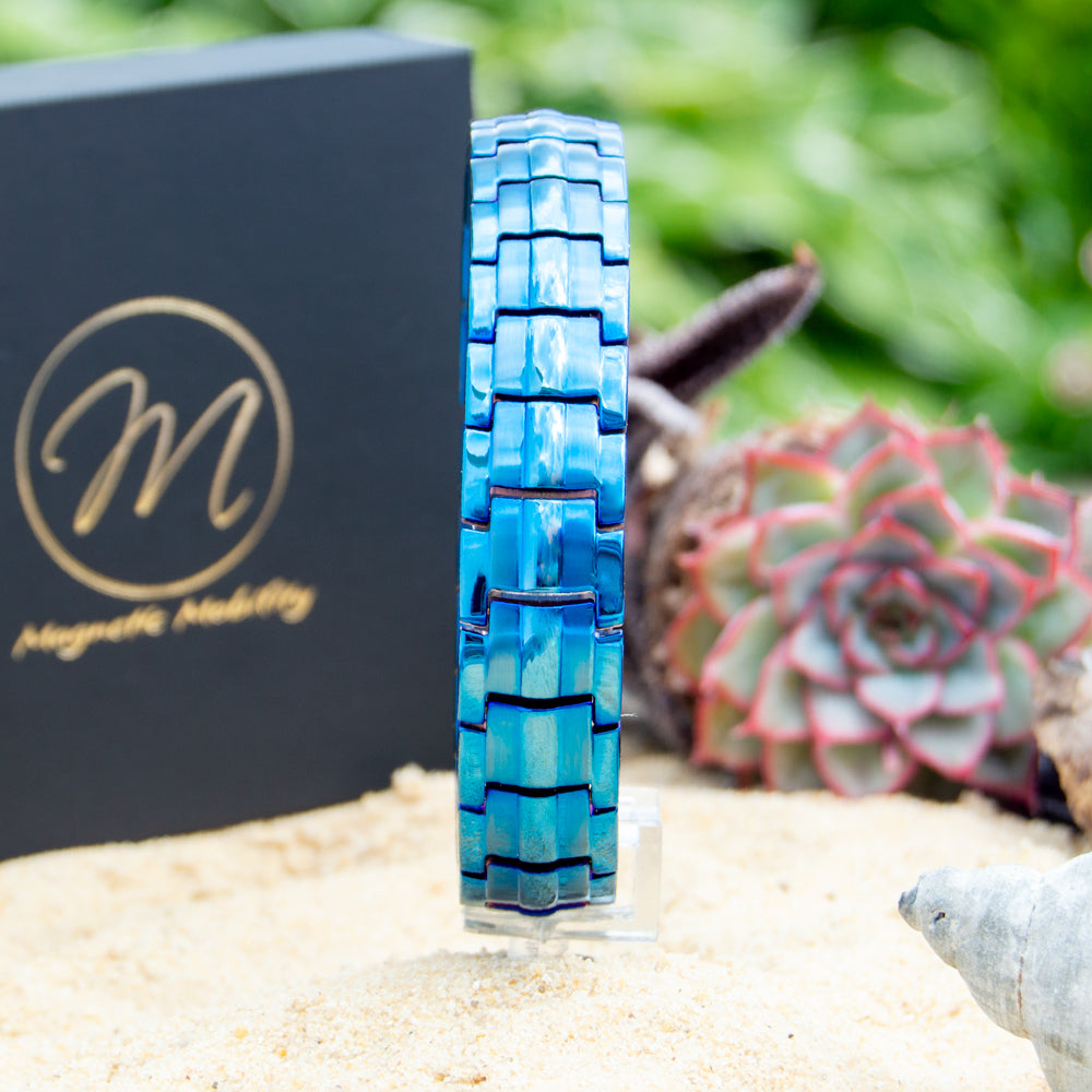 Metallic Ashe 4in1 Magnetic Bracelet - Double Strength