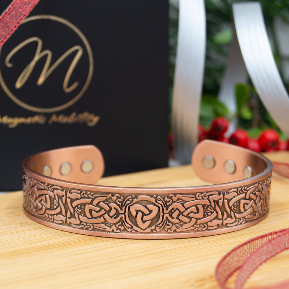Irish Heritage Trinity Copper Magnetic Bracelet – Magnetic Mobility