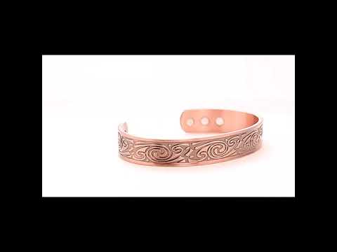 Feverfew Copper Bracelet