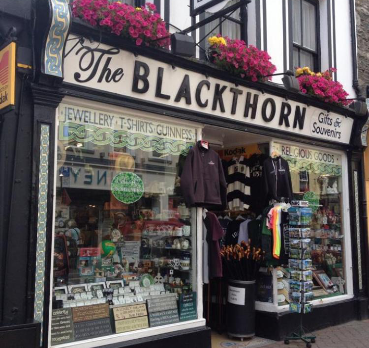 Image of Blackthorn Gift Shop in Killarney - now stockists of Magnetic Mobility