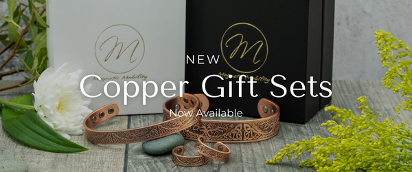 Copper Gift Sets: Copper Bracelet and Ring Gift for arthritis – Magnetic  Mobility