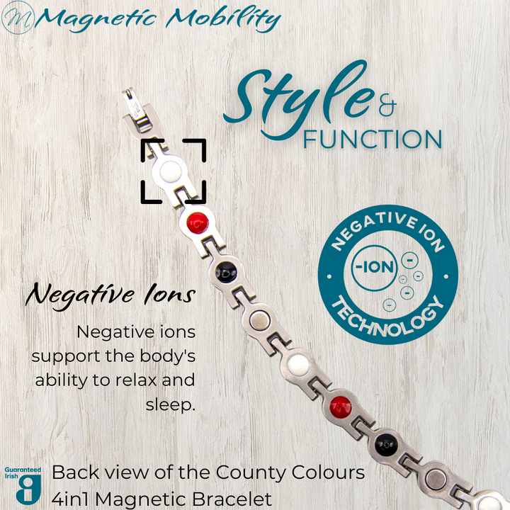 Derry GAA County Colours Magnetic Bracelet