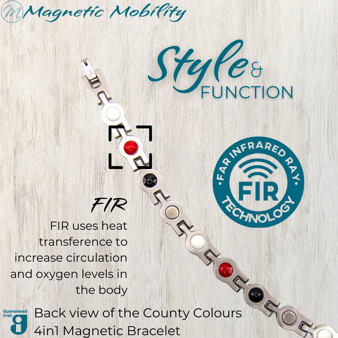 Galway GAA County Colours Magnetic Bracelet