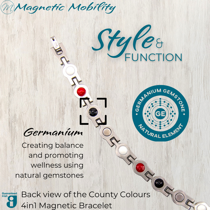 Cavan GAA County Colours Magnetic Bracelet