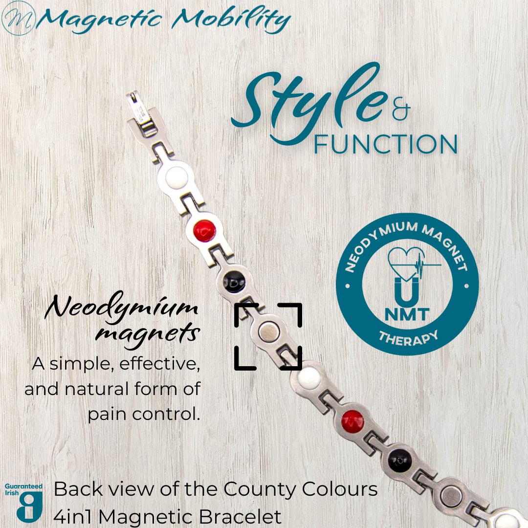 Derry GAA County Colours Magnetic Bracelet