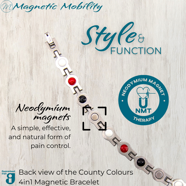 Louth GAA County Colours Magnetic Bracelet