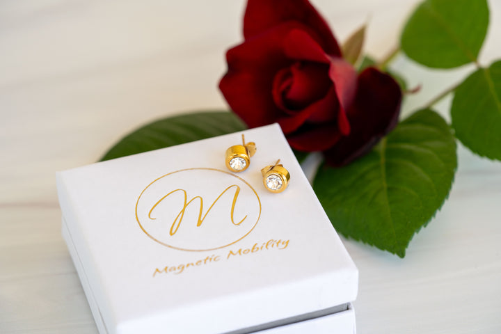 Angelica's Sun Triple Gift Set: 4in1 Magnetic Bracelet, Magnetic Necklace and Magnetic Earrings