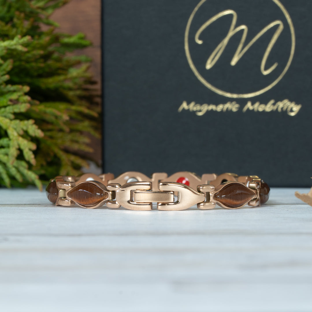 Azalea Dawn Jasper 4in1 Magnetic Bracelet