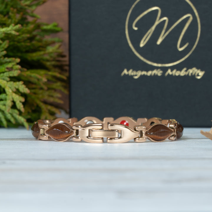 Azalea Dawn Jasper 4in1 Magnetic Bracelet