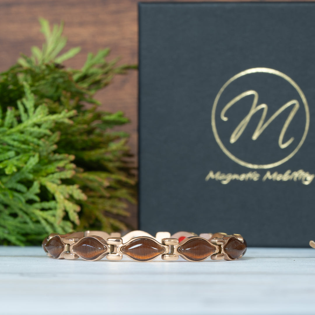 Azalea Dawn Jasper 4in1 Magnetic Bracelet