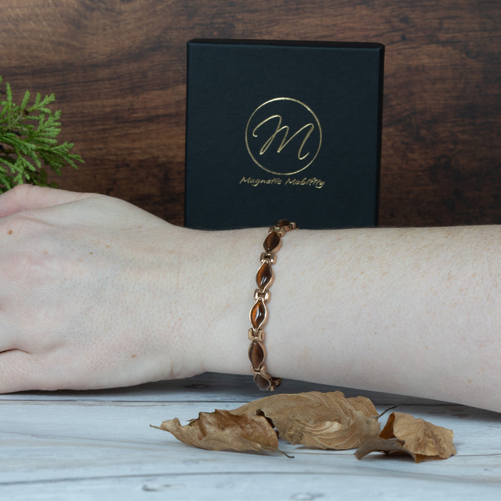 Azalea Dawn Jasper 4in1 Magnetic Bracelet