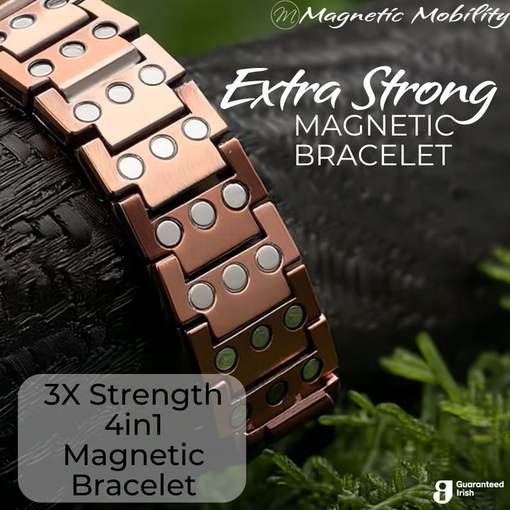Birch Copper Magnetic Link Bracelet - Triple strength
