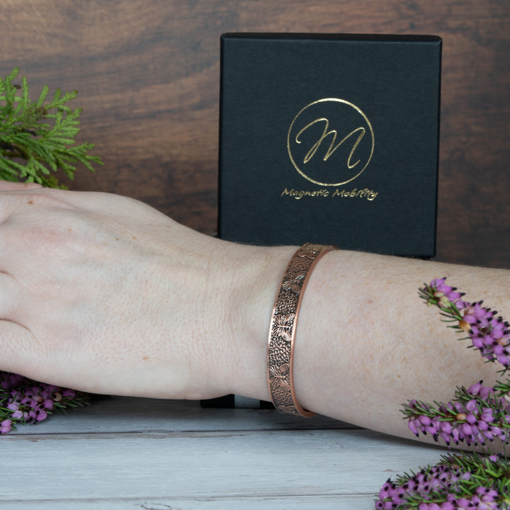 Buddleia Copper Bangle