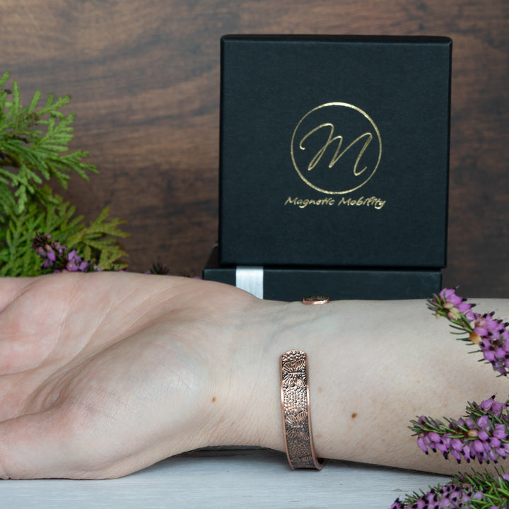 Buddleia Copper Bangle