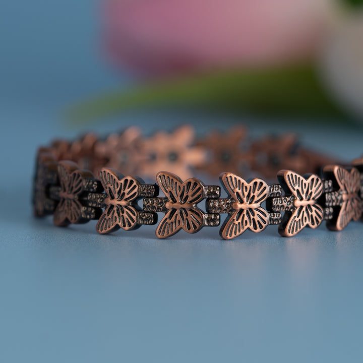 Buddleia Copper Magnetic Bracelet