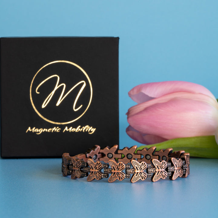 Buddleia Copper Magnetic Bracelet