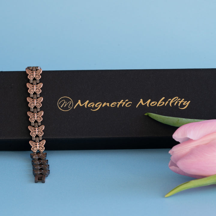 Buddleia Copper Magnetic Bracelet