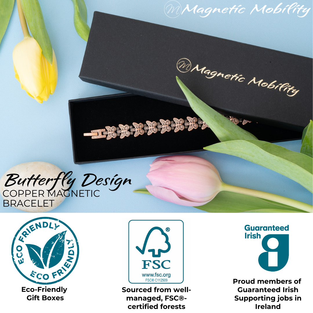 Buddleia Copper Magnetic Bracelet